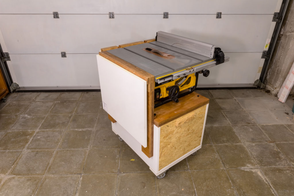 Mobile Table Saw Stand For My Dewalt