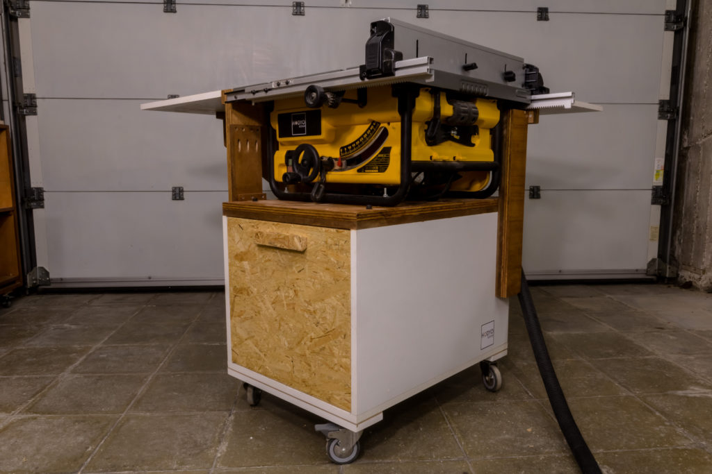 Dewalt dw745 deals table saw stand